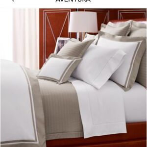 Ralph Lauren Reed Coverlet, King. COLOR: Vintage Silver.